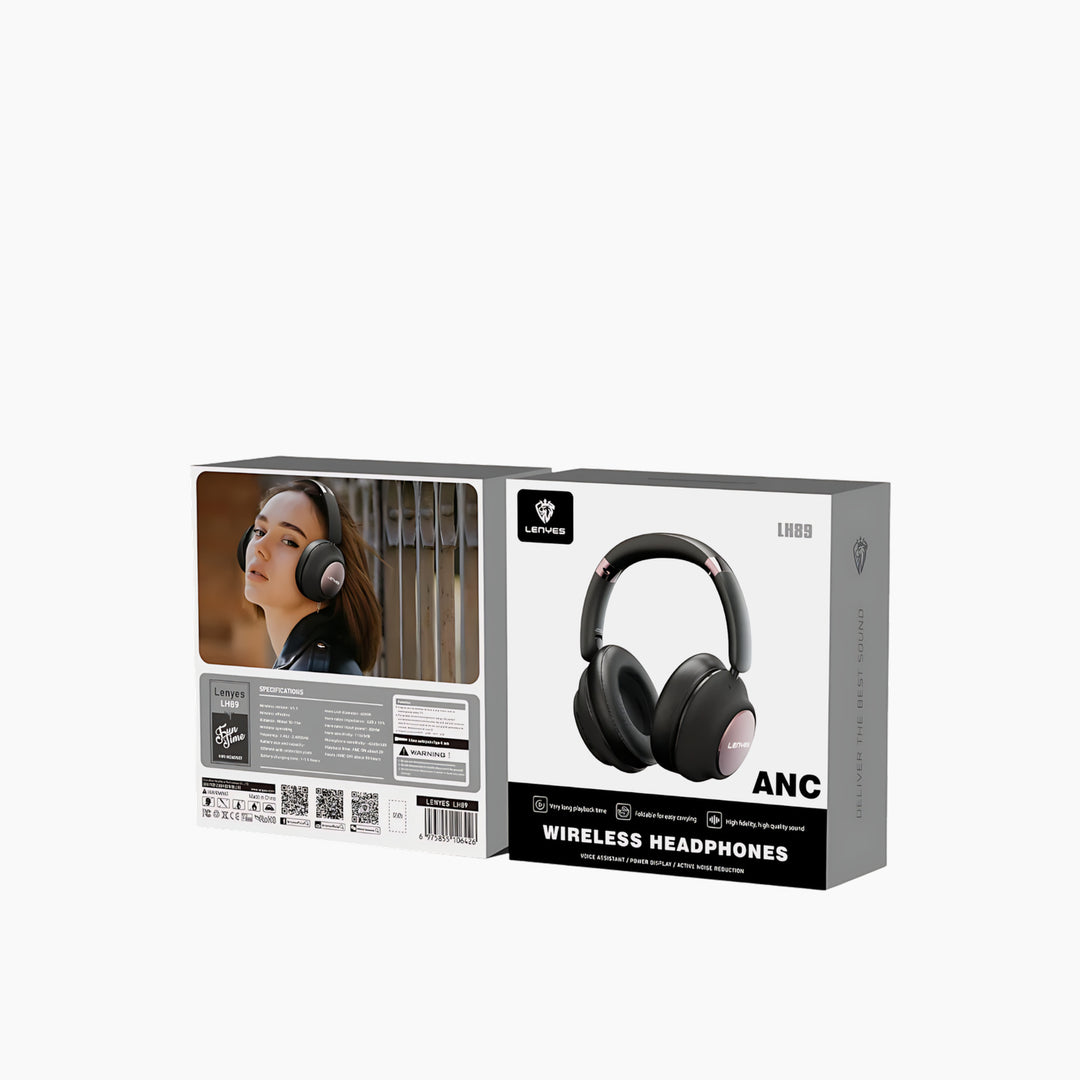 Lenyes LH89 wireless headset with 40mm speakers