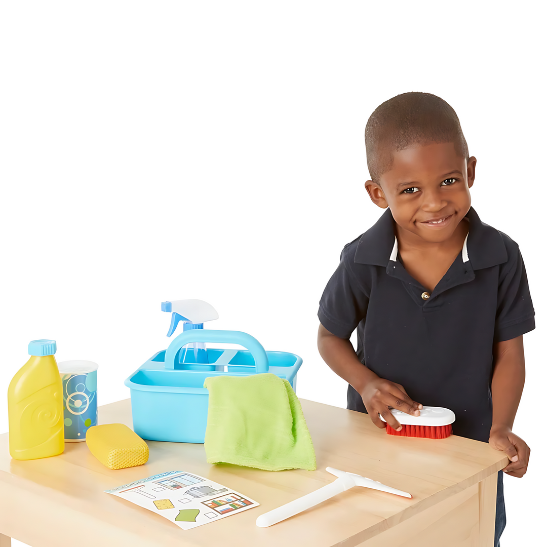 Melissa &amp; Doug Spray, Squirt &amp; Squeegee Play Set for pretend housekeeping