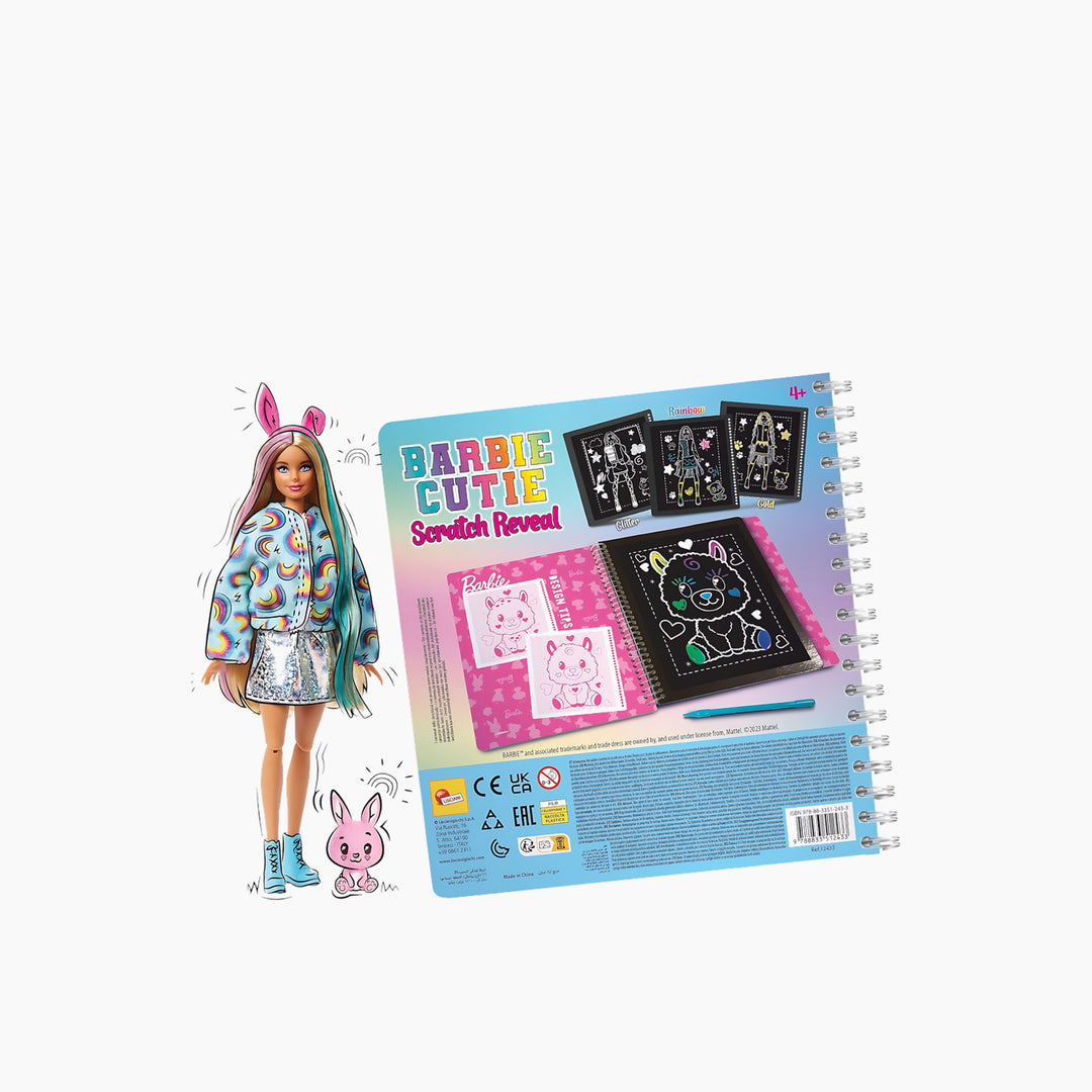 Lisciani Barbie Cutie Scratch Reveal Sketchbook 18,5x2x20 Cm