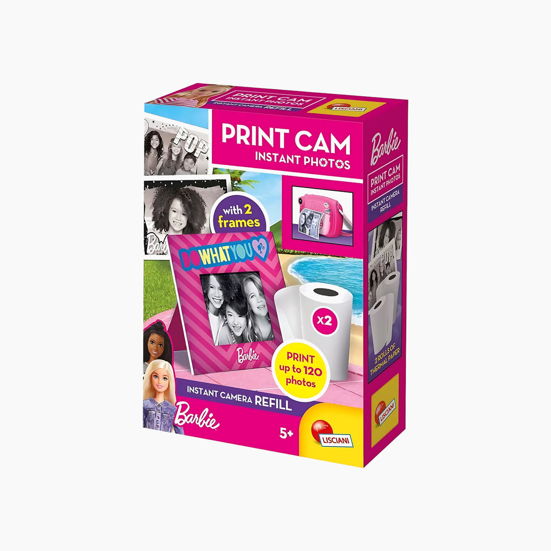 Lisciani Barbie Print Cam Instant Photos Refill Pack - HUNA