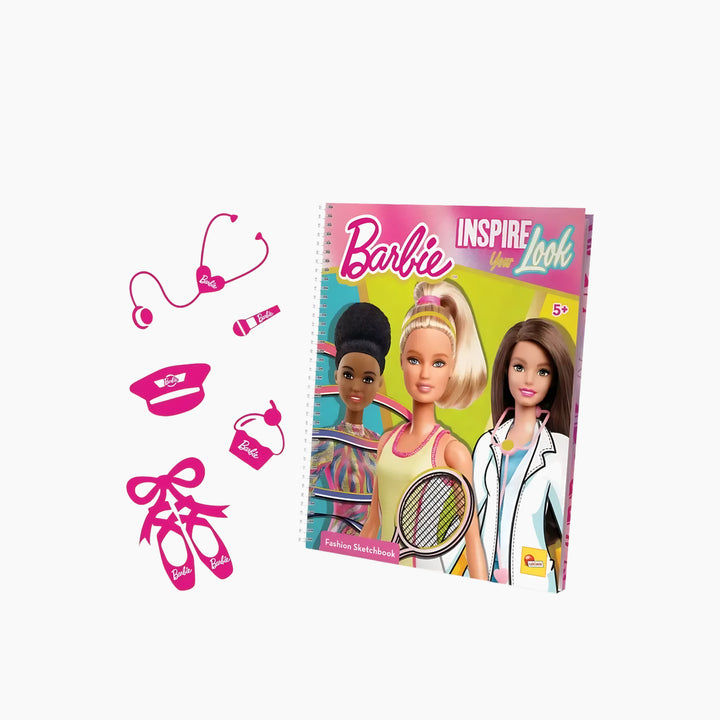 Lisciani Barbie Sketch Book Inspire Your Look - HUNA