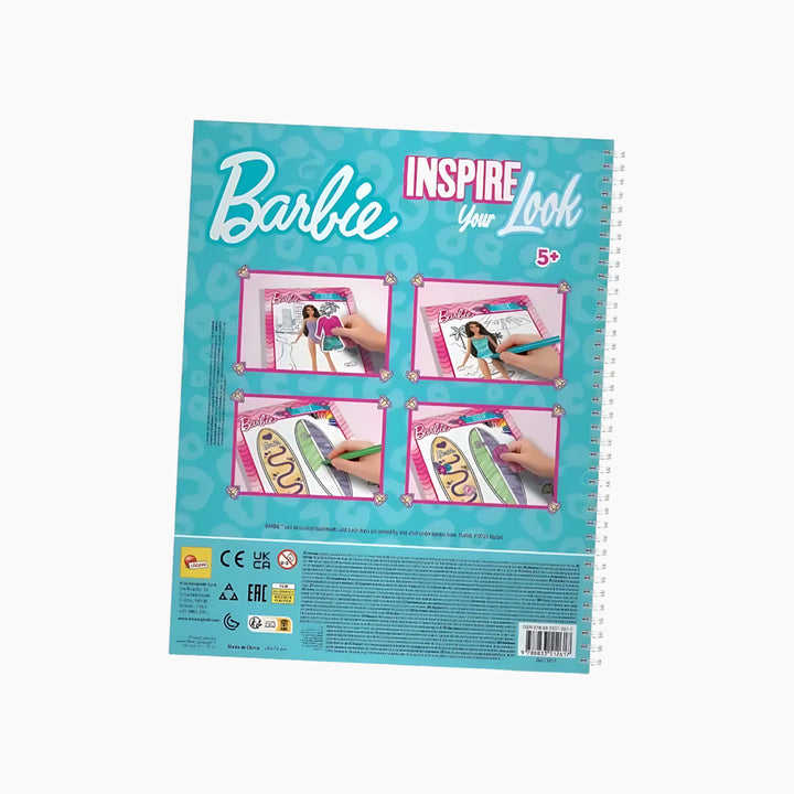 Lisciani Barbie Sketch Book Inspire Your Look - HUNA