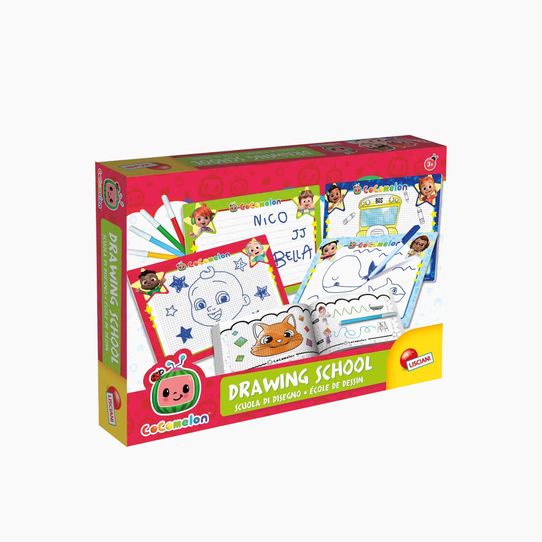 Lisciani Cocomelon Drawing School 34.5x25.5x4.8 Cm - HUNA