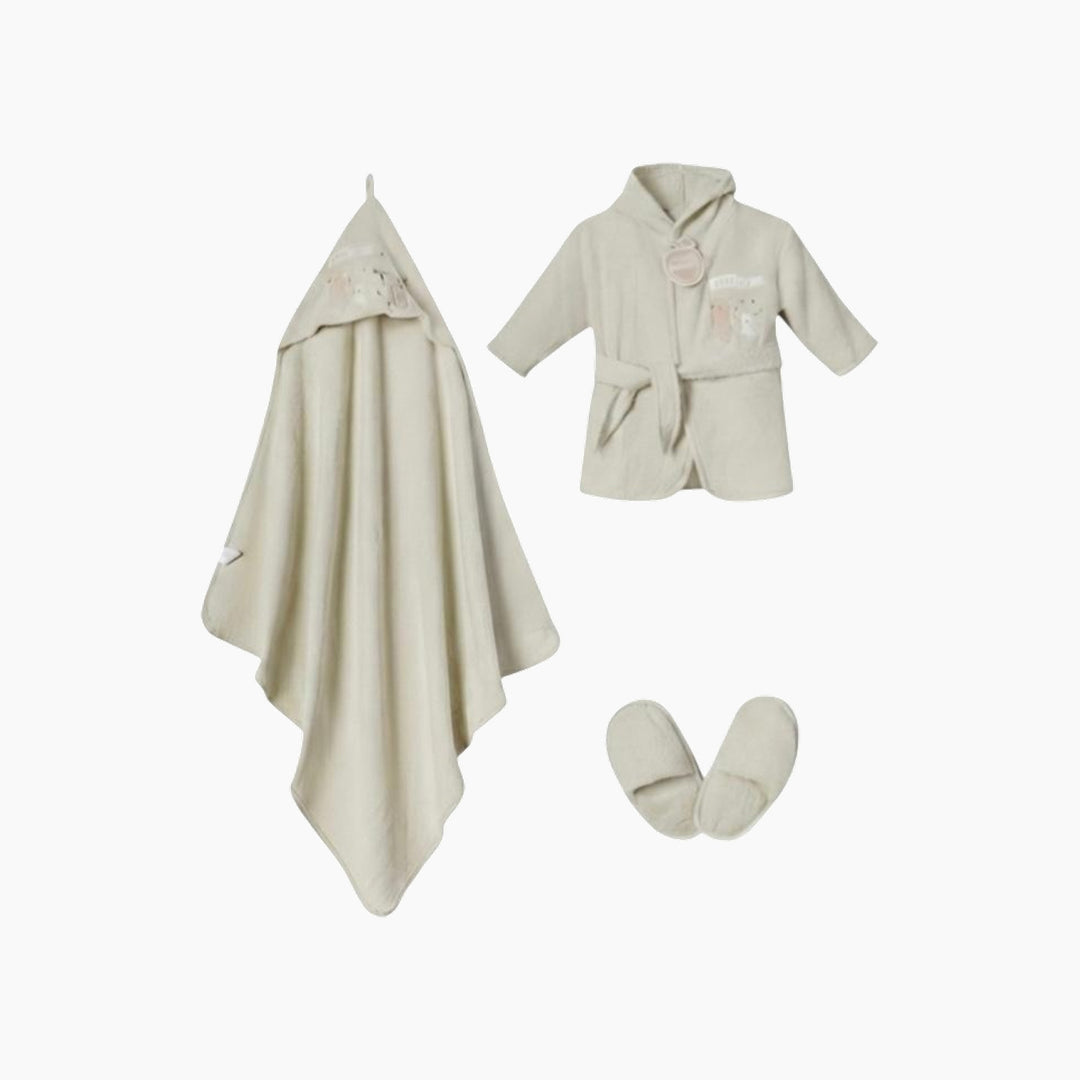 Bebek Baby Bath Robe Set