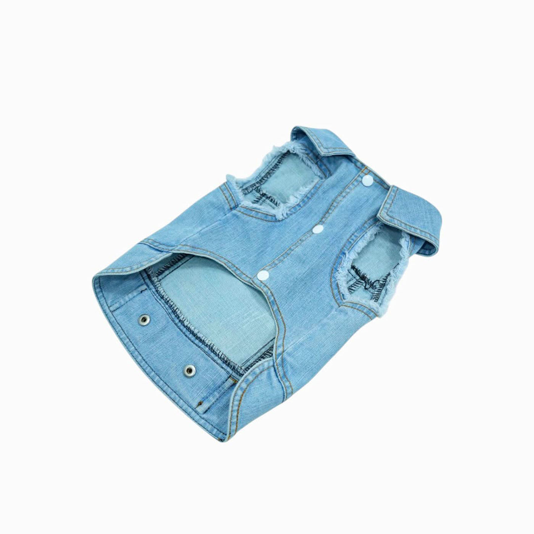 Best Buddies Dog Jeans Jacket - HUNA