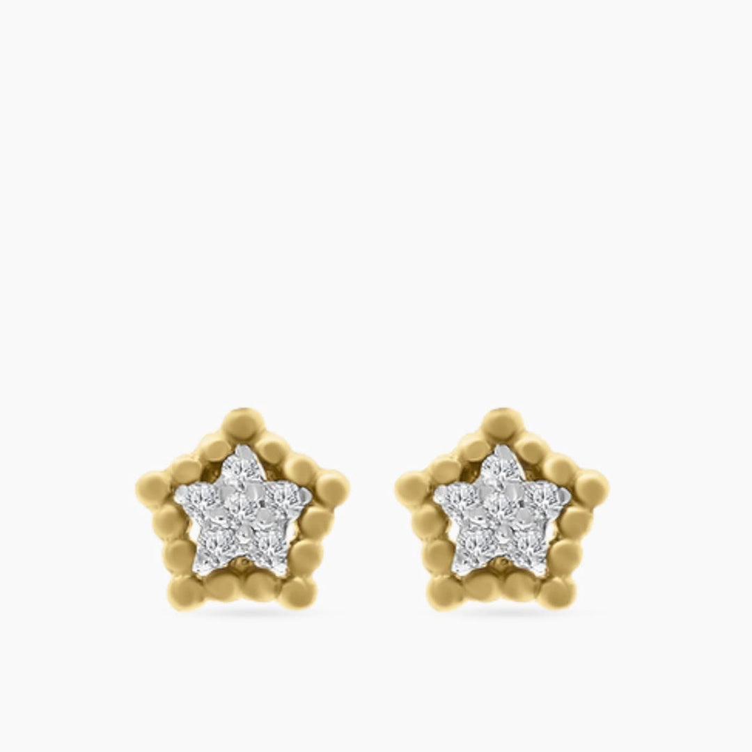 Baby Chic Fine Jewelry Little Star Earrings