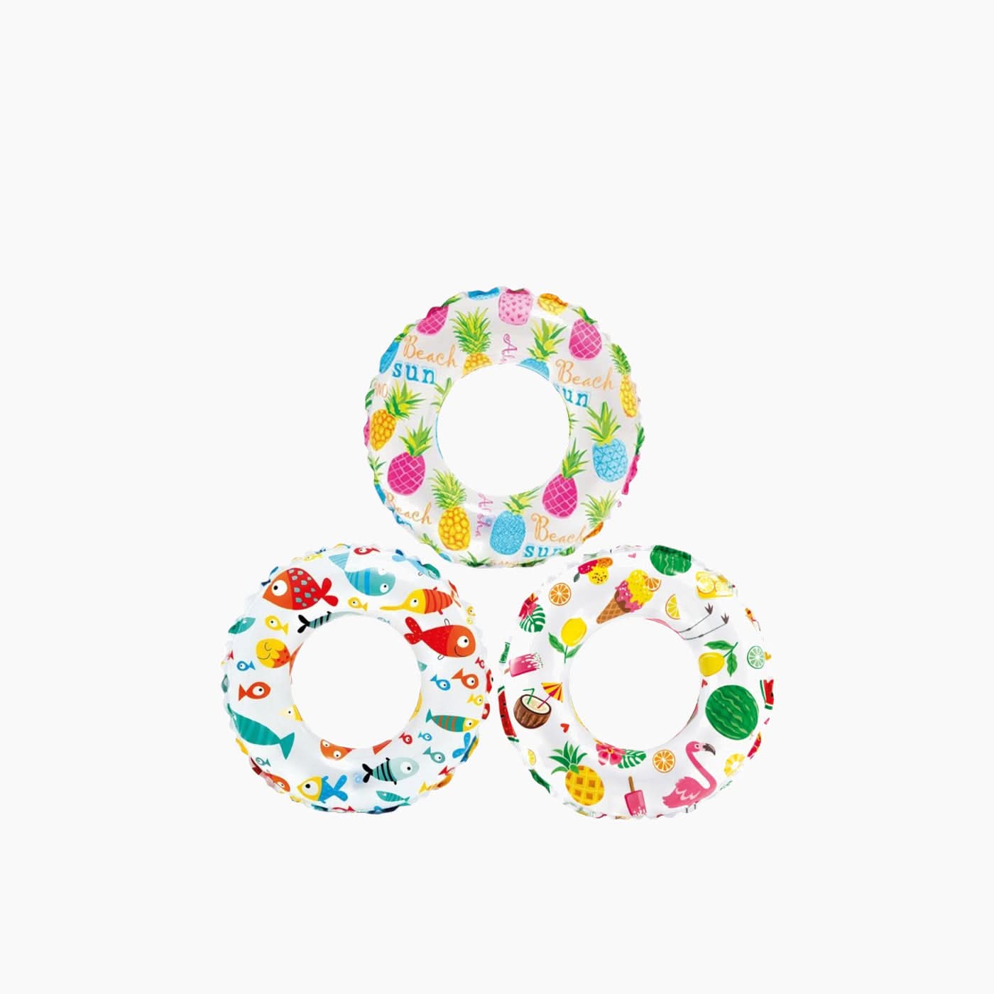 Intex Lively Print Swim Rings Intex Lively Print Swim Rings