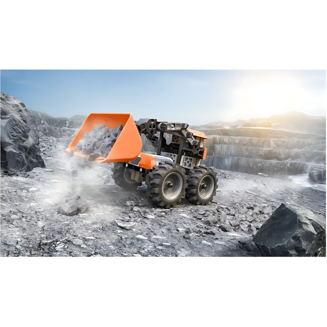 Loader construction set toy
