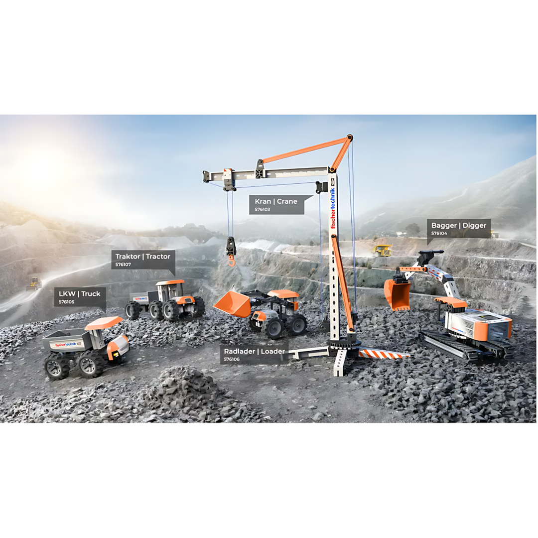 Loader construction set toy