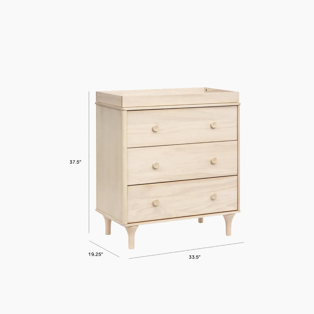Babyletto Lolly 3-Drawer Changer Dresser in Washed Natural