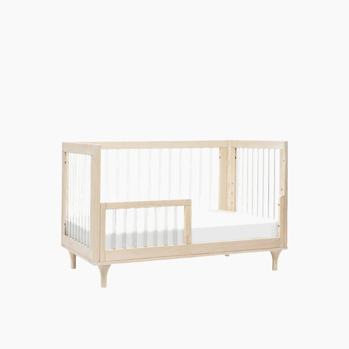 Babyletto Lolly 3-in-1 Convertible Crib - Washed Natural / Acrylic - HUNA