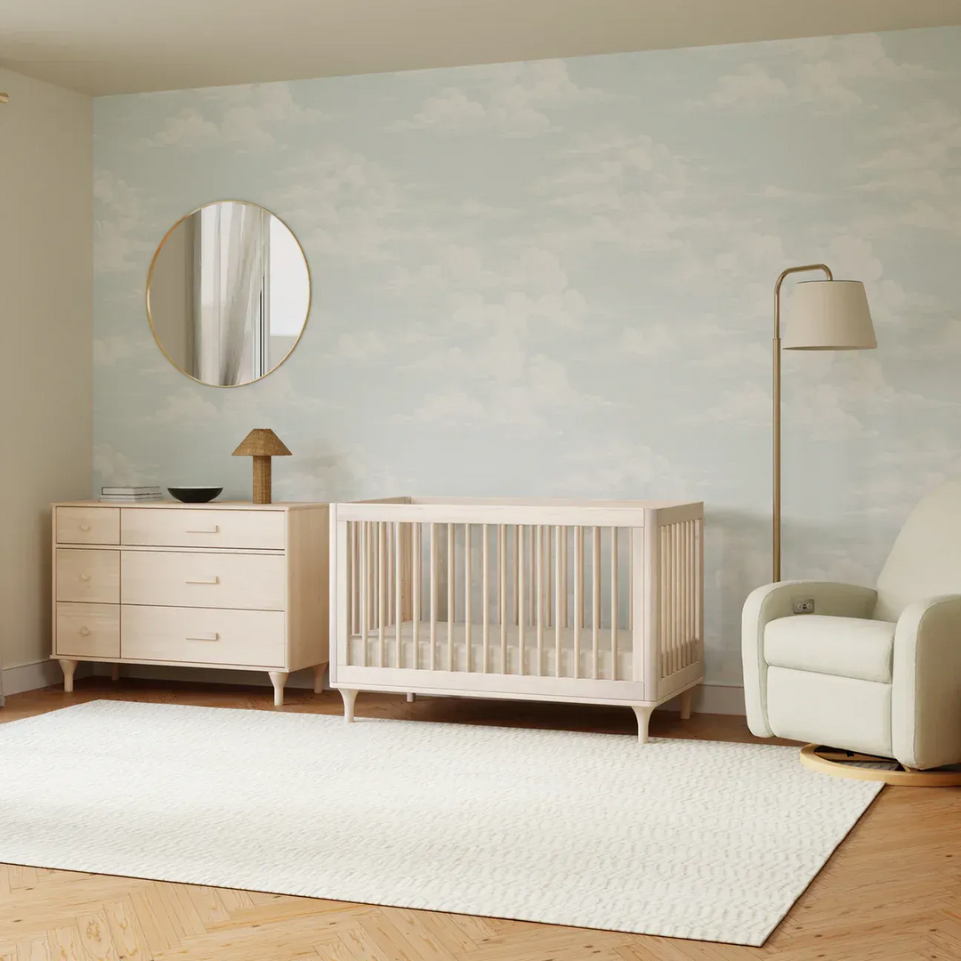 Babyletto Lolly 3-in-1 convertible crib in washed natural finish