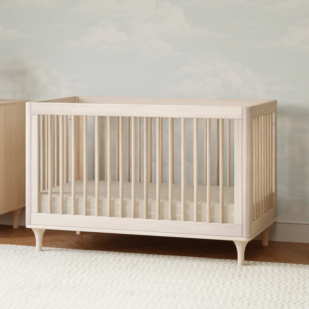 Babyletto Lolly 3-in-1 convertible crib in washed natural finish