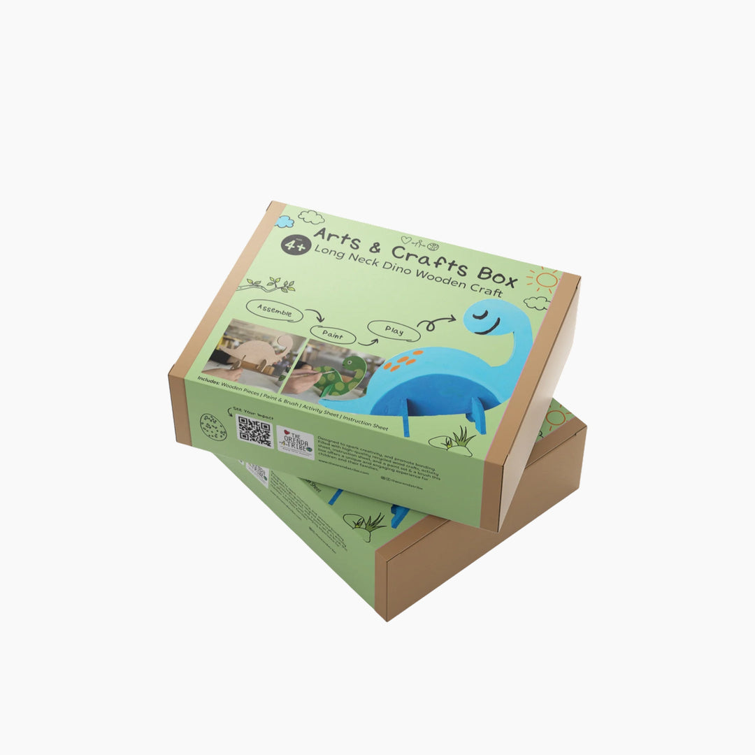 The Orenda Tribe Long Neck Dinosaur Craft Kit