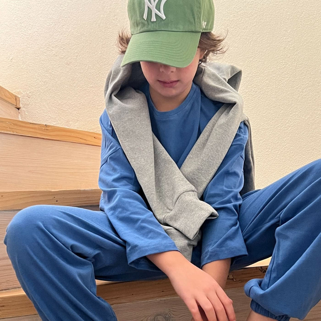 Little Nest Long Sleeve Crew Pocket Tee