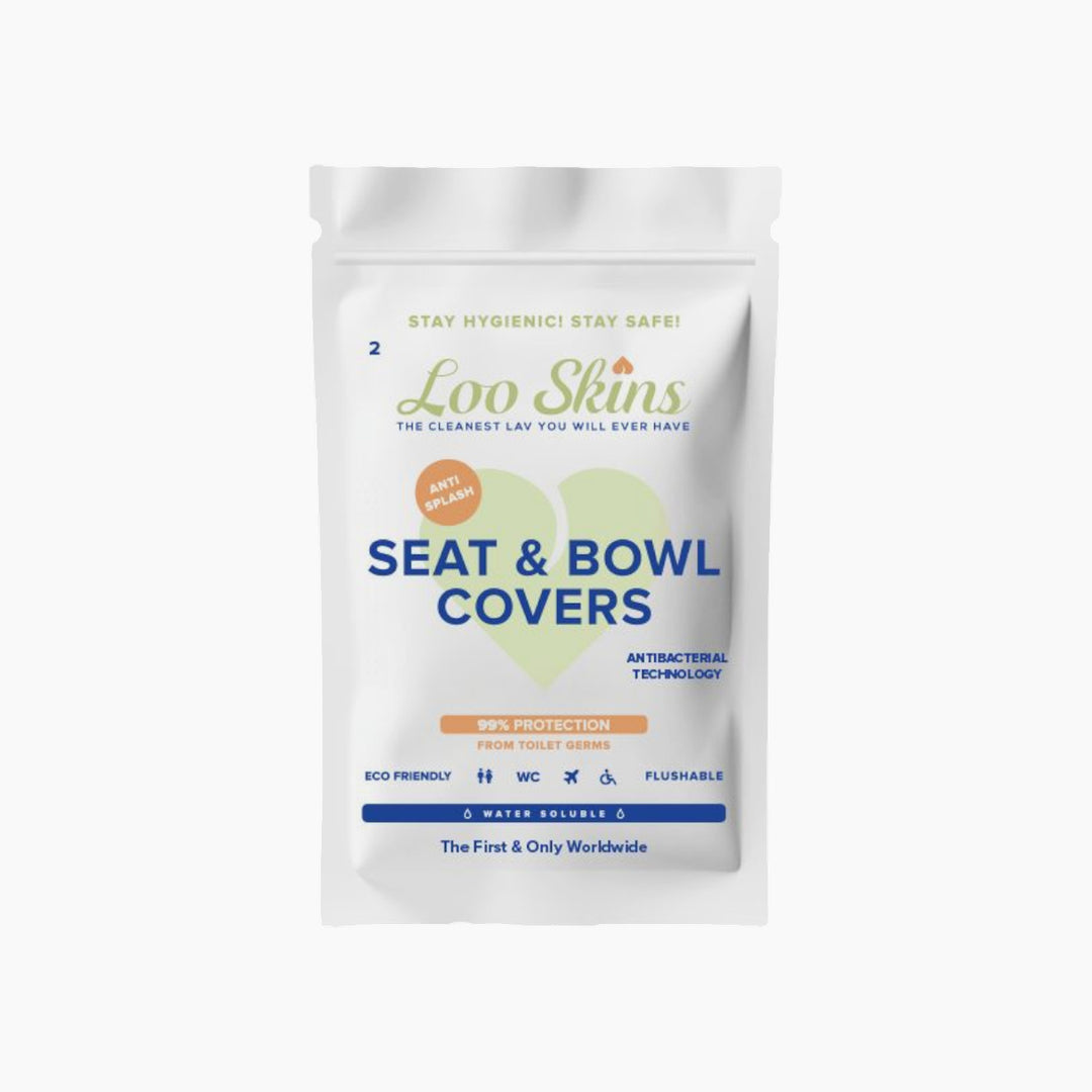 Loo Skins Seat &amp; Bowl Covers Personal Pack (2 Pieces)