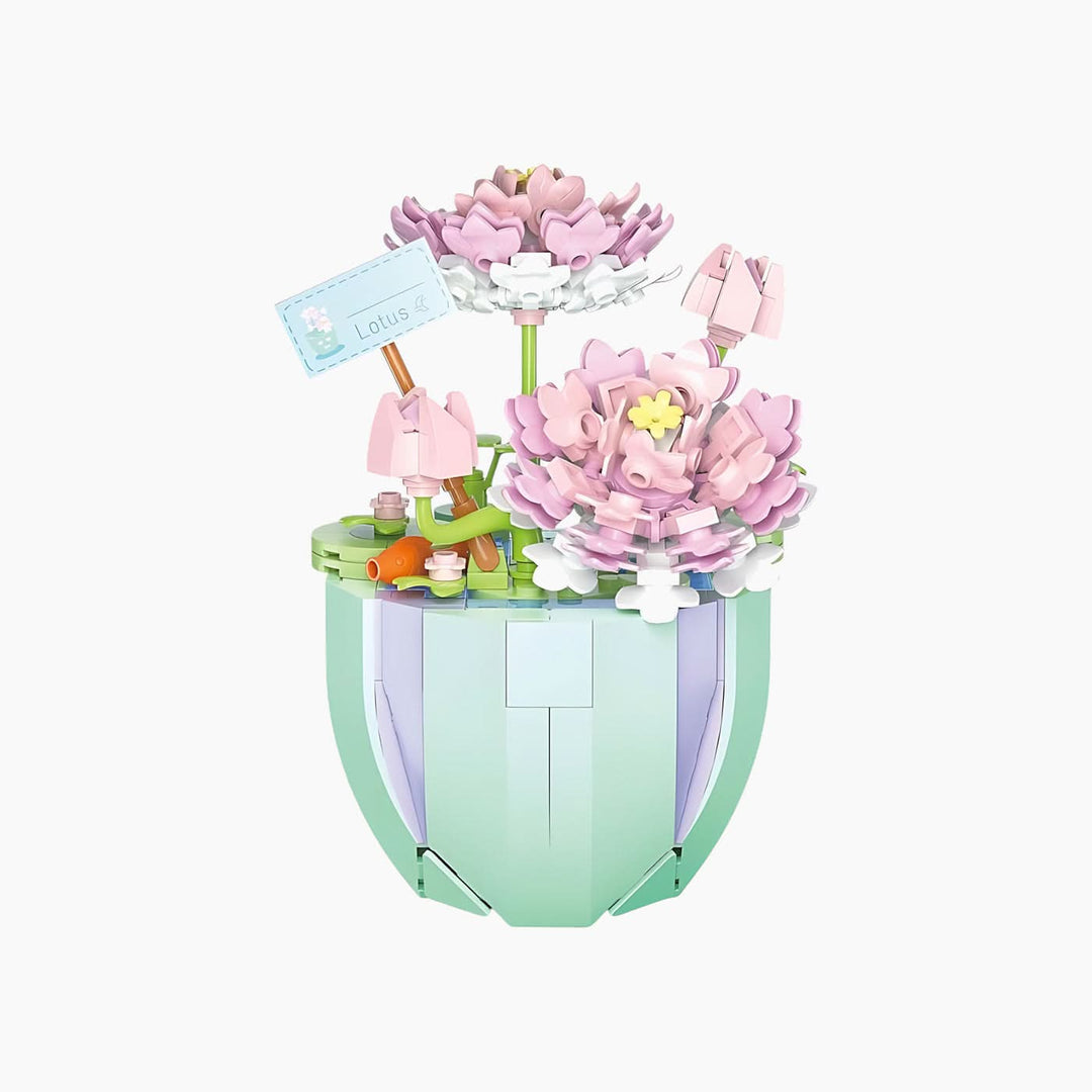 Lotus Pot board game with lotus-themed artwork