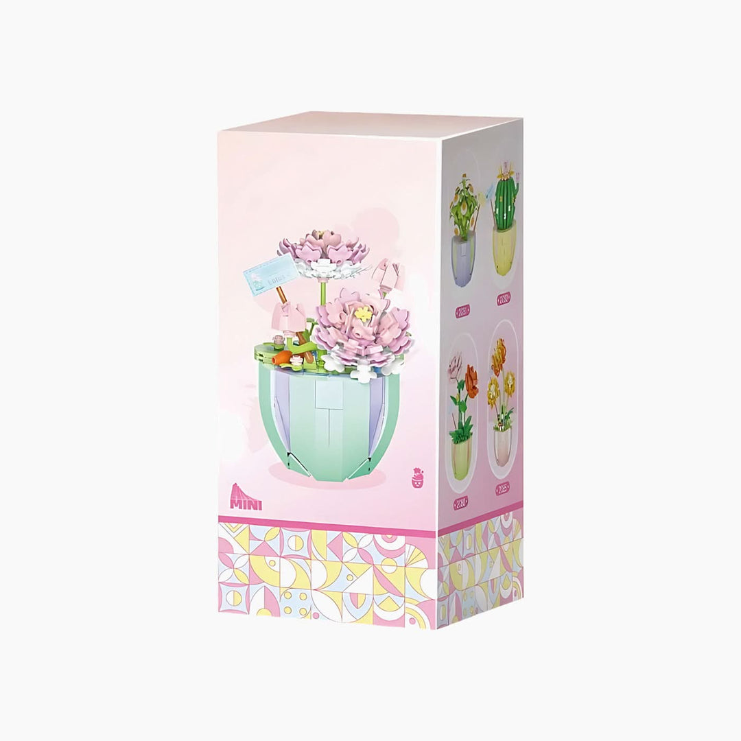 Lotus Pot board game with lotus-themed artwork