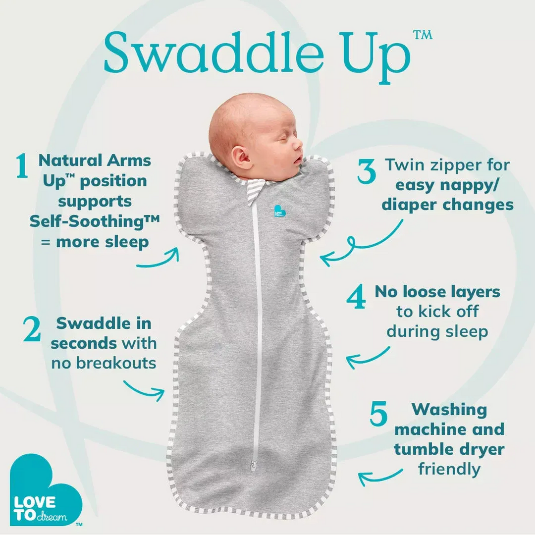 Love To Dream Swaddle Up™ Original 1.0 Tog Olive Moon