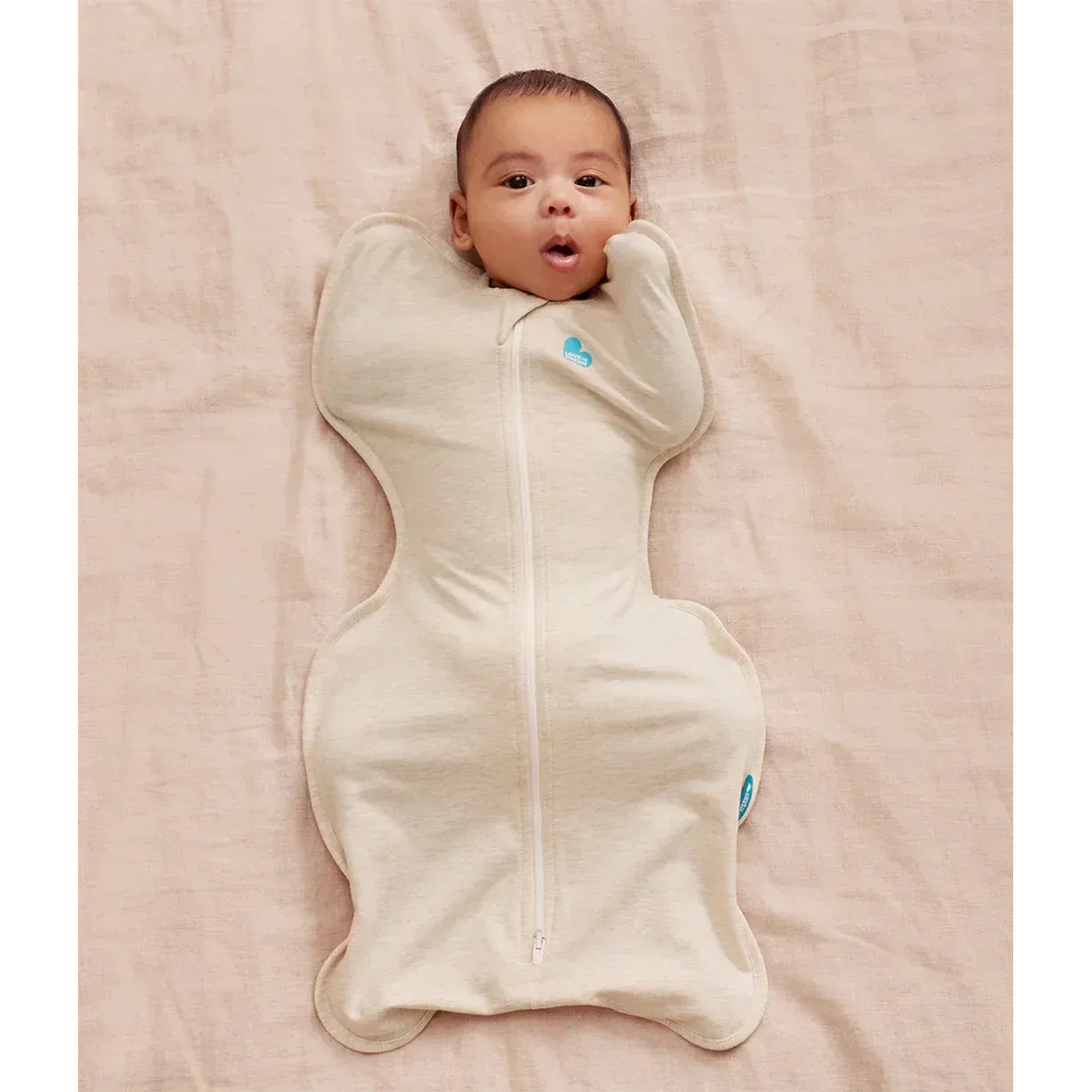 Love To Dream 1.0 tog oatmeal newborn swaddle up
