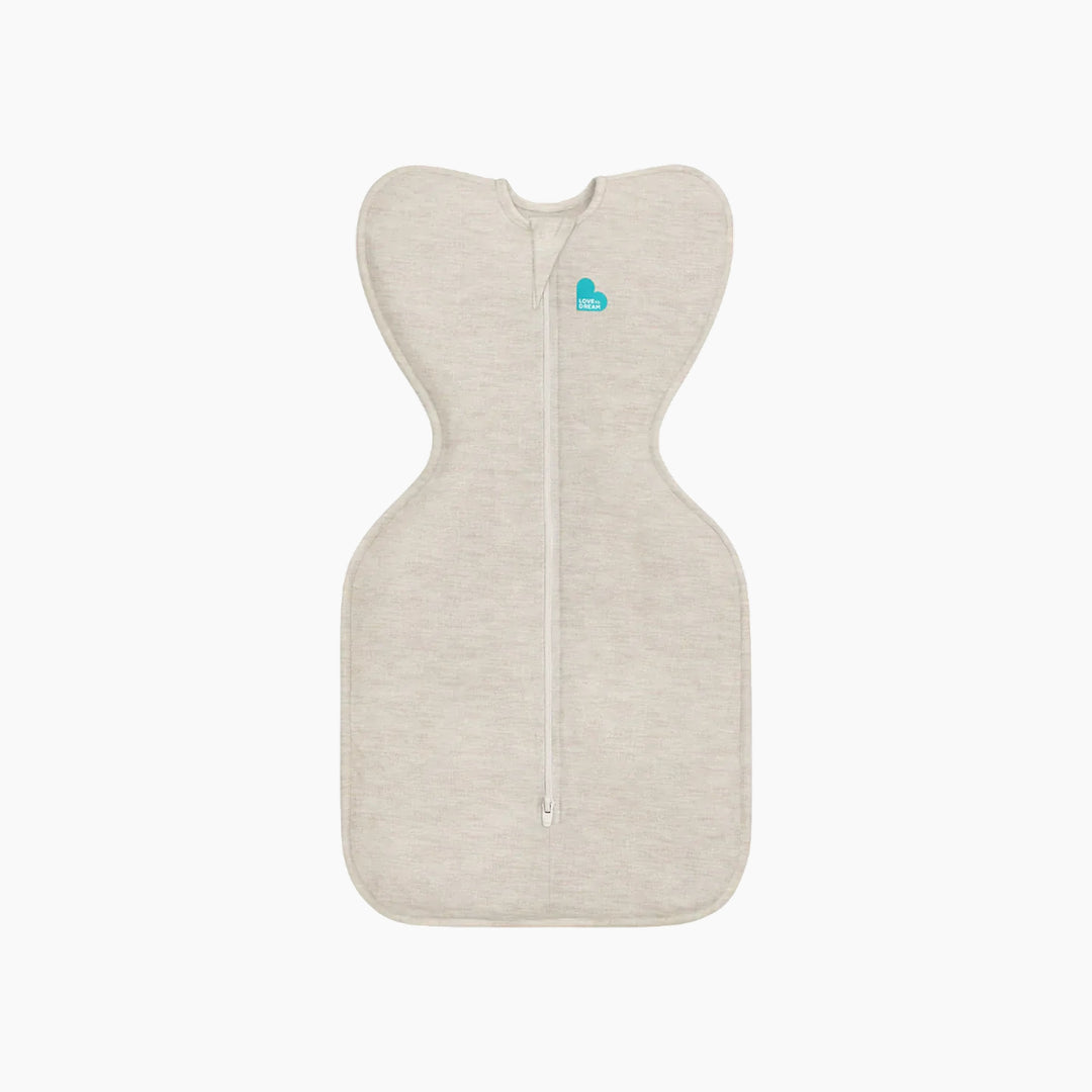 Love To Dream Original Cotton 1.0 Tog oatmeal newborn swaddle