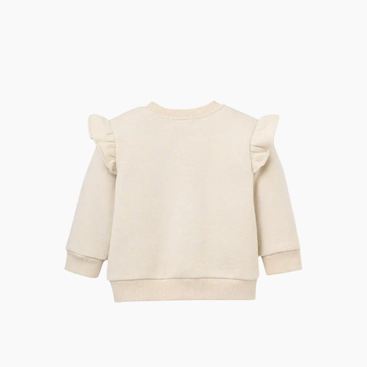 Elegant Baby "Loved" Flutter Sleeve Pullover