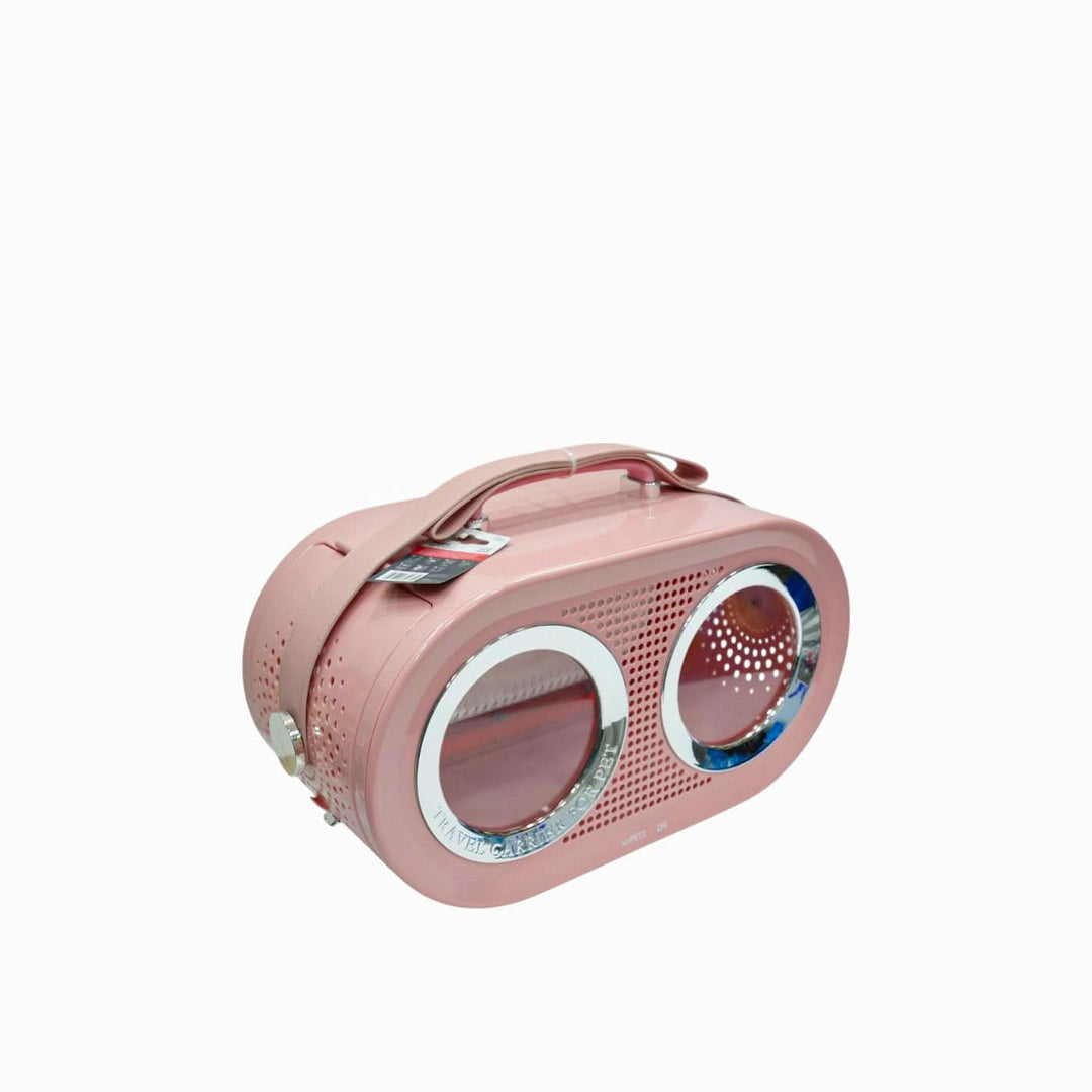 Best Buddies Pink M-PETS Dual Window Pet Carrier