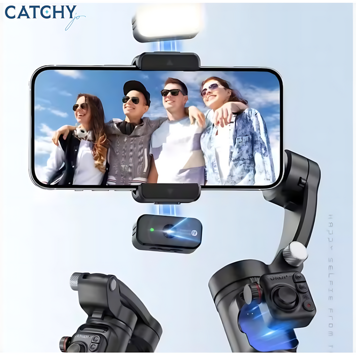 M02 3 axis gimbal stabilizer with AI face tracking