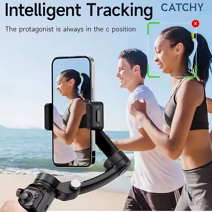 M02 3 axis gimbal stabilizer with AI face tracking