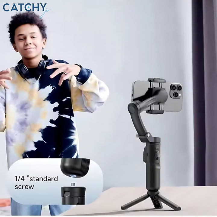 M02 3 axis gimbal stabilizer with AI face tracking