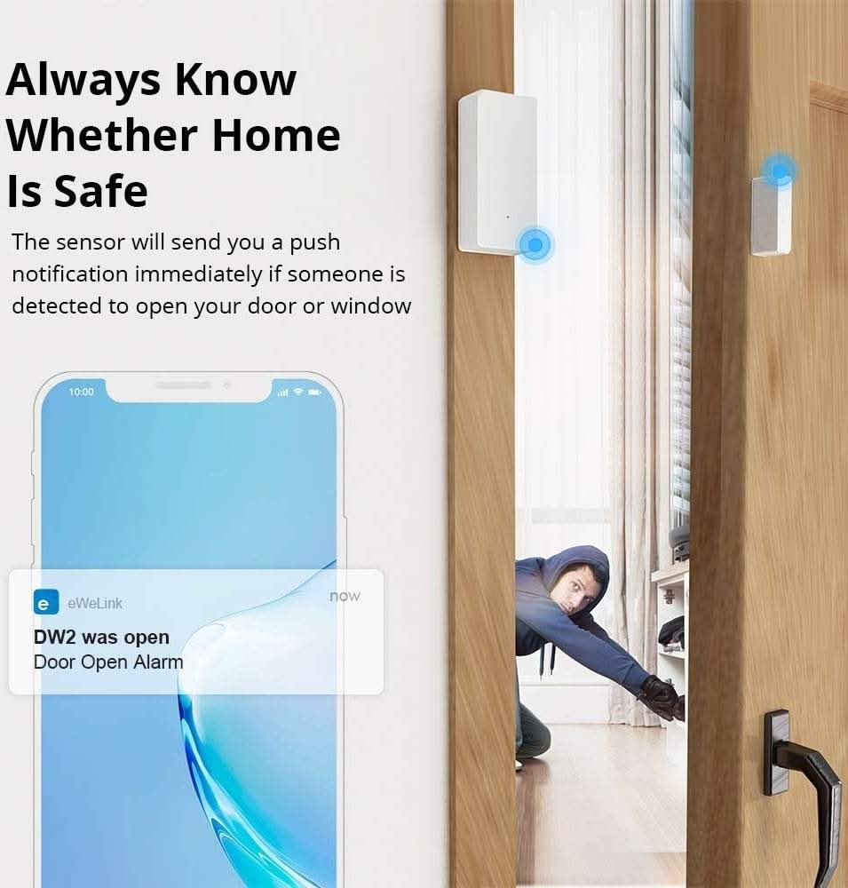 SONOFF DW2 Door and Window Sensor - HUNA