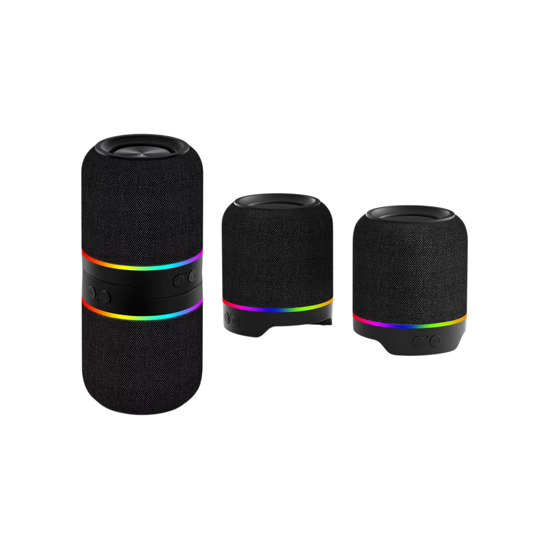 VusionGlue 2-in-1 Magnetic Bluetooth Speaker with RGB Lighting