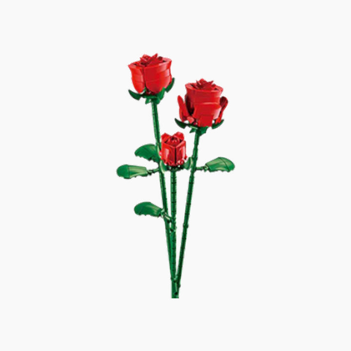 PLEYERID وردة حمراء 258 قطعة