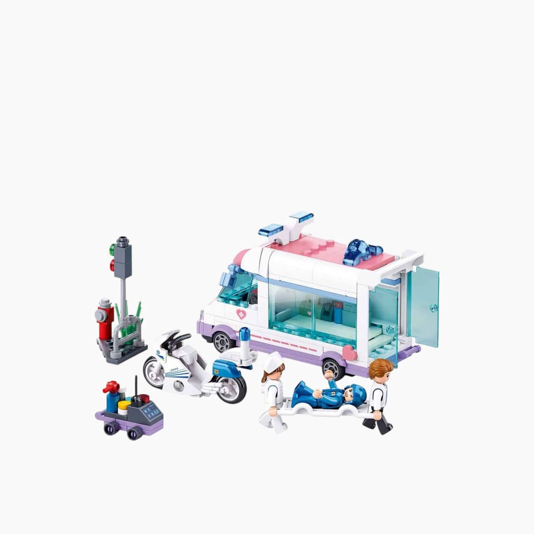 Sluban Metropolis Doctor Rescue (Pull Back) - HUNA