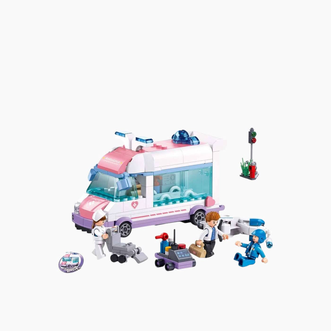 Sluban Metropolis Doctor Rescue (Pull Back) - HUNA