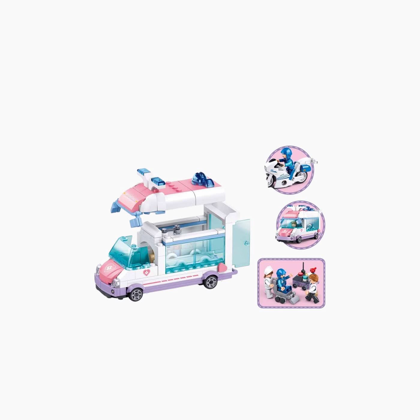 Sluban Metropolis Doctor Rescue (Pull Back) Sluban Metropolis Doctor Rescue (Pull Back)