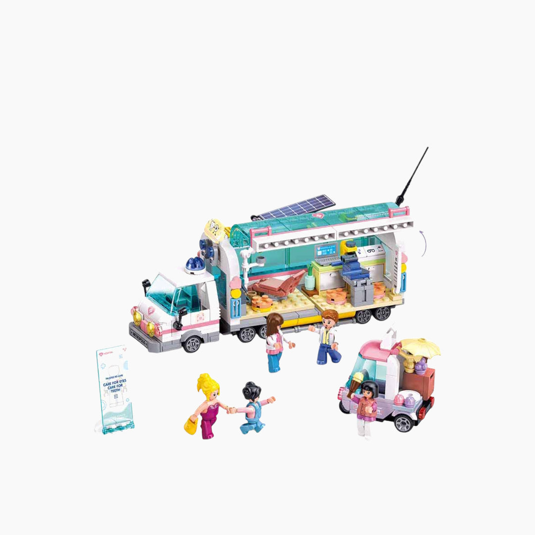 Sluban Metropolis Doctor Mobile Nursing Car Building Set