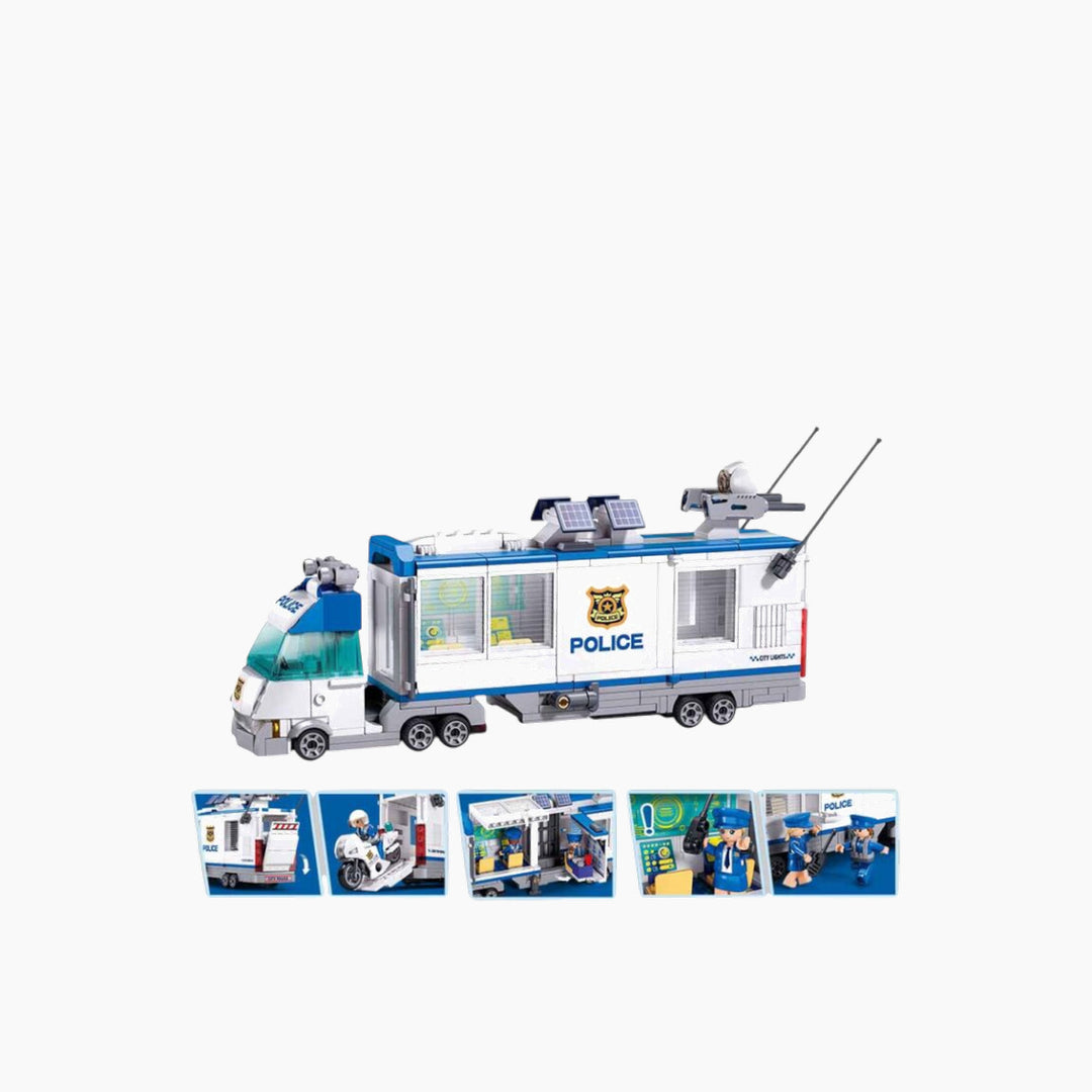 Sluban Metropolis Police Invasion Command Vehicle Construction Set