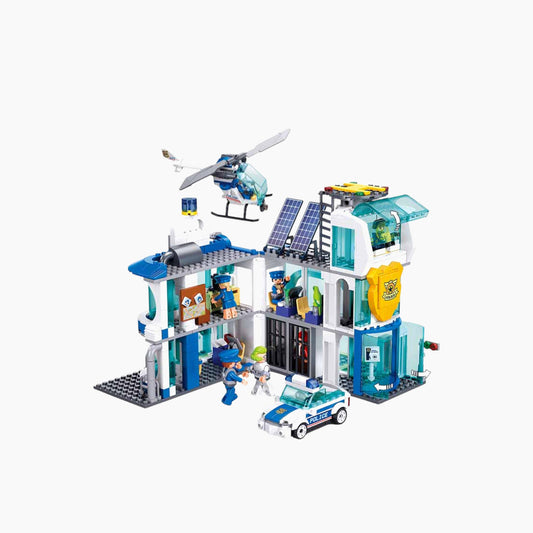 Sluban Metropolis Police Central Police Station Construction Set