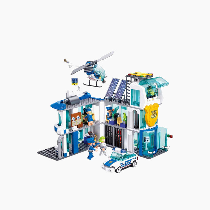 Sluban Metropolis Police Central Police Station Construction Set