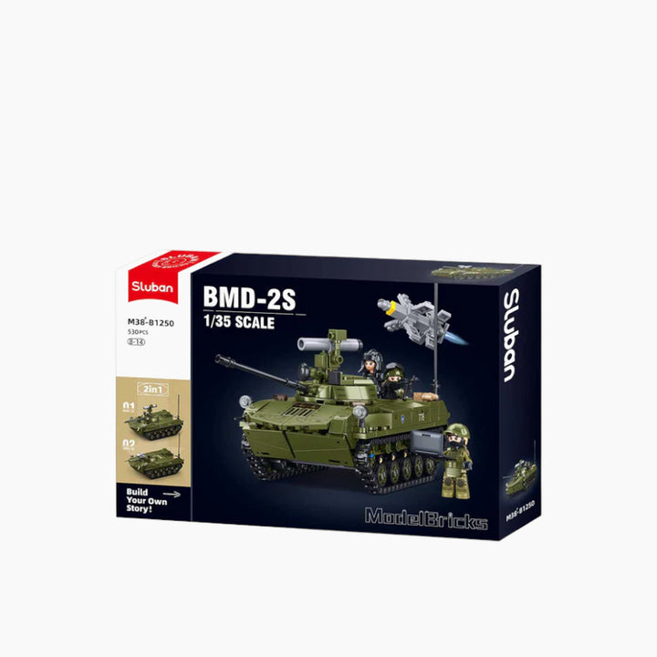 Sluban BMD 2S Airborne Armored Vehicle Construction Set