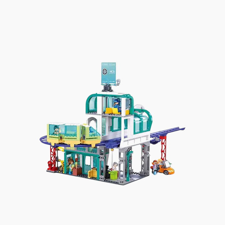 Sluban Metropolis Central Train Station Construction Set