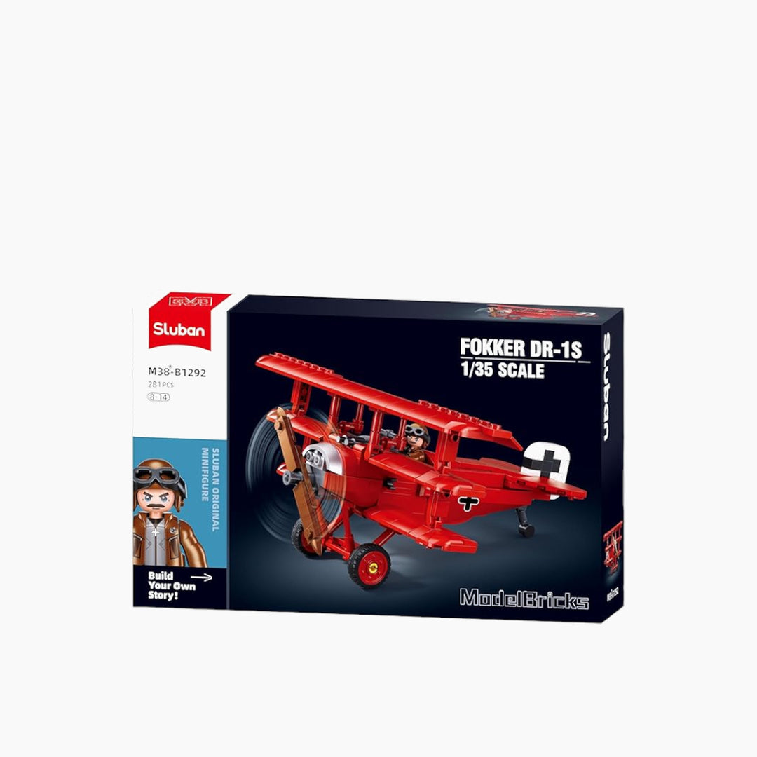 Sluban Fokker DR 1S Model Kit