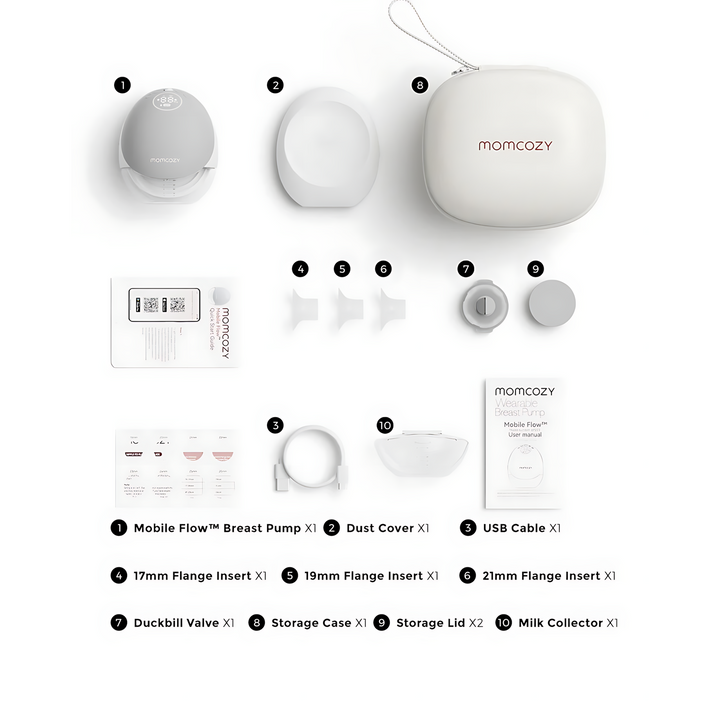 Momcozy M9 Mobile Flow smart hands-free breast pump with app control