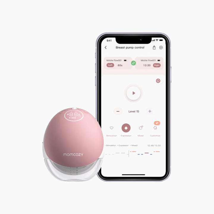 Momcozy M9 Mobile Flow hands-free breast pump with app control