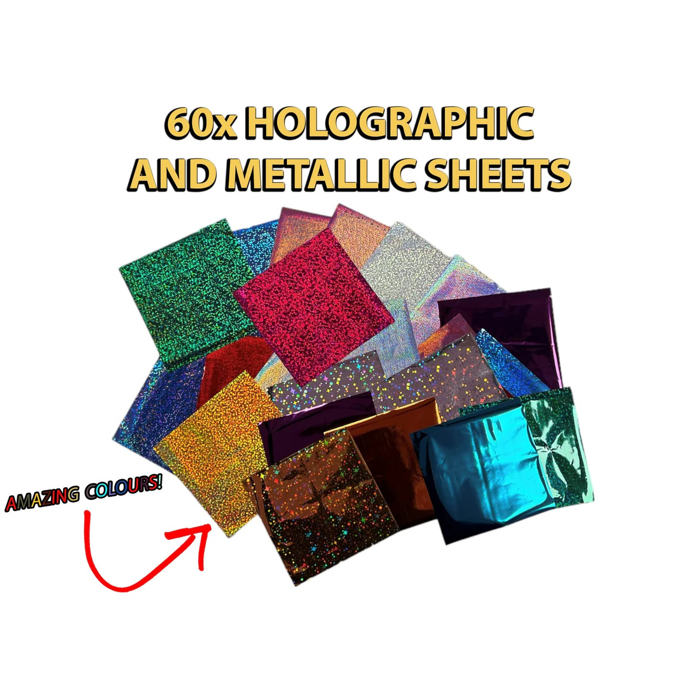 Magic Foil Rainbow Stickers Magic Foil Rainbow Stickers