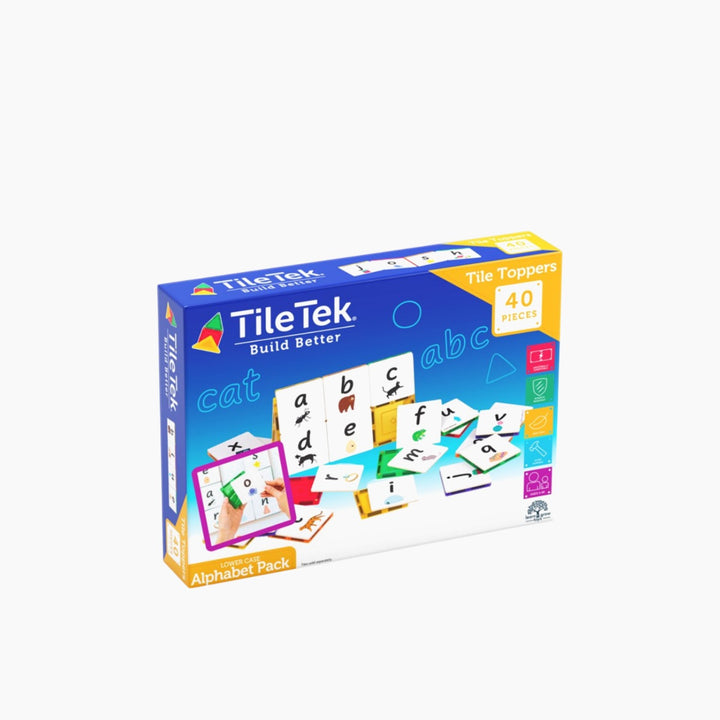 Tiletek Magnetic Tile Topper Alphabet Lower Case