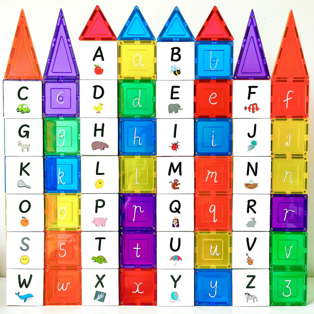 Tiletek Magnetic Tile Topper Alphabet Lower Case