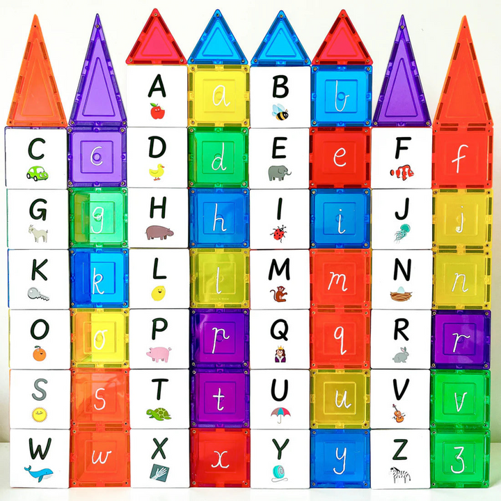 Tiletek Magnetic Tile Topper Alphabet Lower Case
