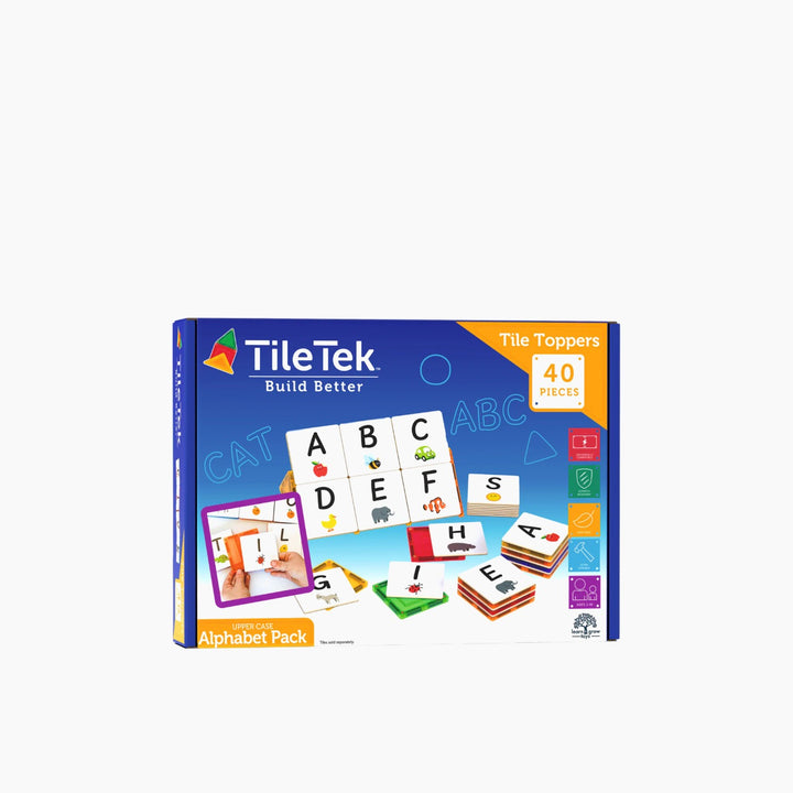 Tiletek Magnetic Tile Topper Alphabet Lower Case
